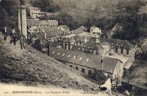 Brignoud - Les papeteries Frédet 1910