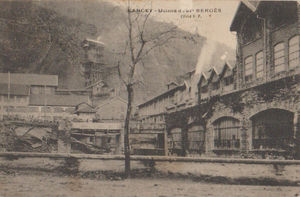 Lancey, Usines de M. Bergés, Villard Bonnot 1900