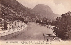 Grenoble, les quais, la Tronche, Meylan, le Saint Eynard 1920