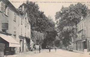 Pont de Claix, le Cours St André, route de Grenoble 1905