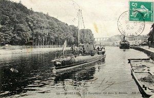 Le Torpilleur 154 dans la Bassin  1912
