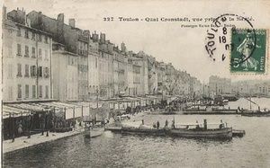 Port de Toulon, quai Cronstadt 1918
