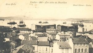 Arsenal et cales du Mourillon, début du 20e siècle. 1905