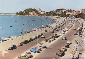 Sur les quais de Bandol, bord de mer 1960