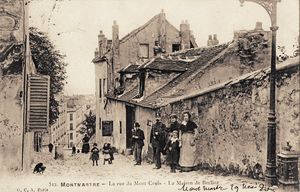 Montmartre, la maison de Berlioz 1900