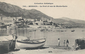 Le Port de Monte Carlo 1900