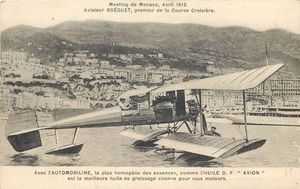 Course Croisière, l'hydravion Bréguet, au Meeting de Monaco 1913