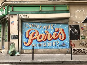 Street art urbain Paris 2017