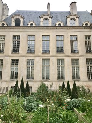 Hôtel particulier et jardin potager du Marais 2017