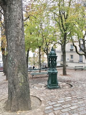 Fontaine Wallace à Montmartre 2017