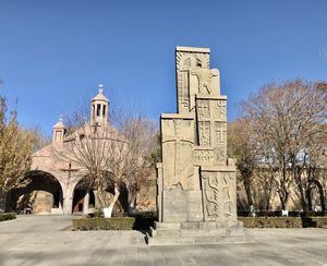Mémorial du génocide arménien : un khatchkar 2017