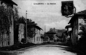 L'Albenc, le Sablon 1900