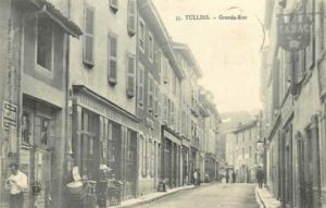 Tulllins, Grande Rue, début XXe siècle 1900
