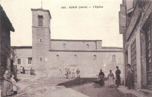 Agnin (Isère), l'Eglise 1900