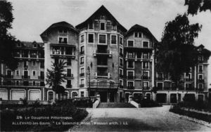 Allevard, Le Splendid Hotel 1950