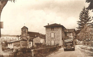 Auberives en Royans, le village 1920