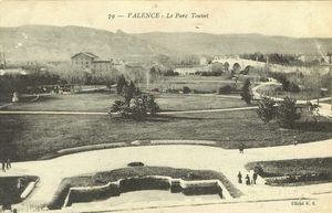 VALENCE, Le Parc Jouvet 1900