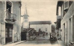 Environs d'Allevard, La Chapelle du Bard, l'Église 1900