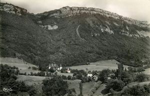 BARRAUX, vue générale sur le château du Fayet 1930