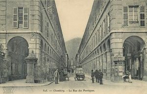 CHAMBERY, rue des Portiques 1905