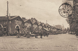 La Halle aux vins, anciens entrepôts du quai Saint-Bernard 1905