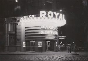 L'ancien cinéma Royal, un des plus anciens cinémas lyonnais 1951