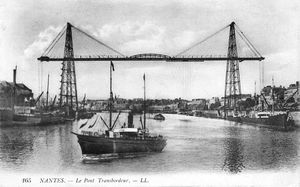 L'ancien pont transbordeur de Nantes, construit en 1903 1905