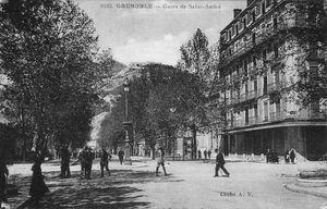 La partie nord du cours Saint-André devient le Cours Jean Jaures 1920