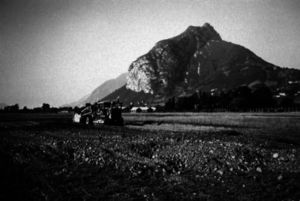Début des travaux du Polygone scientifique sur la Presqu'île de Grenoble 1950