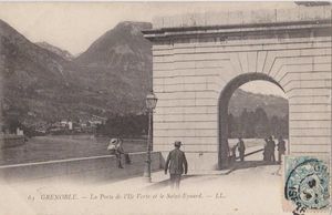 Porte de l'Île Verte aujourd'hui rasée 1910