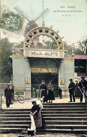 LE MOULIN DE LA GALETTE 1906