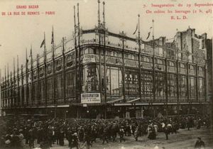 Inauguration du Grand Bazar de la rue de Rennes (devenu la Fnac depuis 1974) 1906