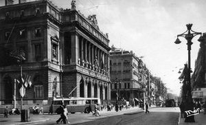 La Canebière et la Bourse, Marseille 1944