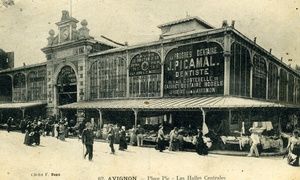 Les Halles Centrales, Place Pie, Avignon 1900