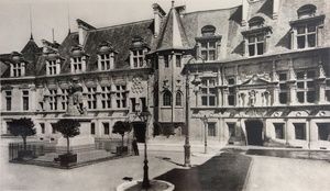 Grenoble, le Palais de Justice, ancien palais de la Cour des Comptes du Parlement du Dauphiné 1950