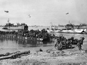 Omaha beach, D Day, en Normandie 1944