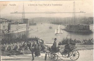 L'entrée du Vieux Port et le Transbordeur 1900