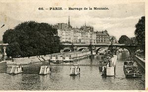 Barrage de la Monnaie 1895