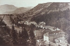 Uriage les Bains, panorama de la Vallée 1900