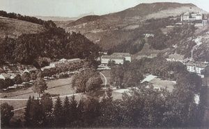 Uriage les Bains, panorama 1900