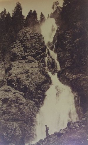 Cascade de l'Oursière, massif de Belledonne 1900