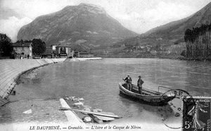 Navigation sur l'Isère, Grenoble 1900