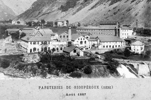 Papeterie du Rioupéroux en 1887 1887