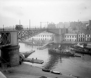 Le Pont National en 1900, Brest 1900