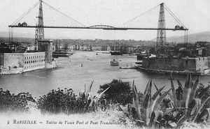 Entrée du Vieux Port et Pont Transbordeur 1900