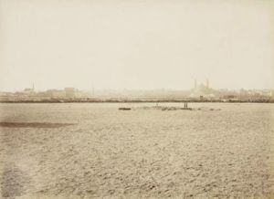 1879, le Champs de Mars avant la construction de la tour Eiffel 1880