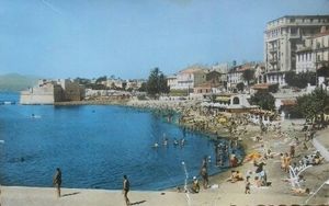 la plage, le Mourrillon 1960