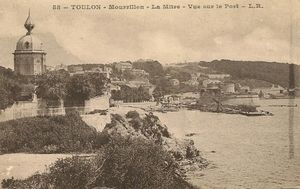 la Mître, le Mourrillon, vue sur le port 1895