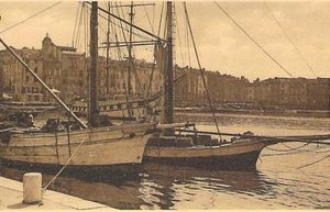 St Tropez, le port 1950