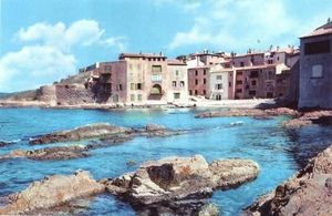 St Tropez, quartier des pêcheurs 1960